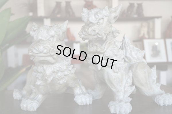 画像6: 琉球漆喰シーサー四足立ち（黒・小）