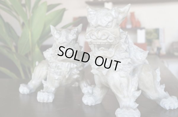 画像3: 琉球漆喰シーサー四足立ち（黒・小）