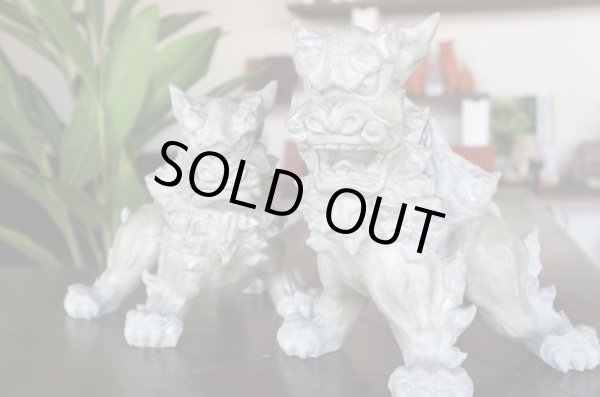 画像3: 琉球漆喰シーサー四足立ち（黒・小）